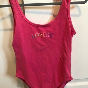 Pink Bodysuit